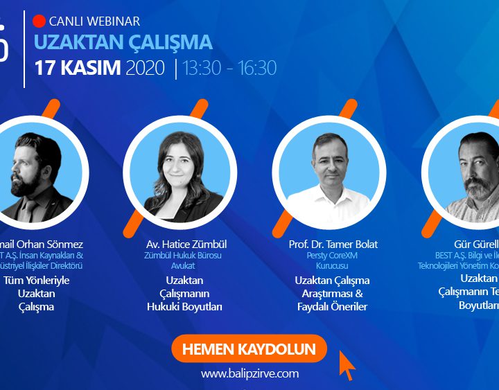 Uzaktan Çalışma Webinarı | 17 Kasım 2020